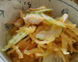 A picture of step 3 of Cucumber and Spaghetti Squash Salad.