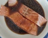Foto del paso 1 de la receta: Tataki de Salmón con Calabacín a la Mantequilla con Reducción y Mayonesa de Yakiniku