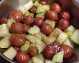 A picture of step 3 of Braised Kohlrabi and Red Potatoes.