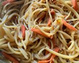 Tejszínes mungóbabcsírás spagetti recept fázis 3 fotója