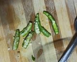 A picture of step 2 of Kala Chana.