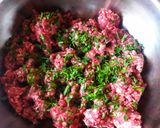 Foto del paso 2 de la receta: Puré de papa y zapallo con albóndigas rellenas de queso