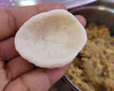 A picture of step 3 of Dudh Pitha.