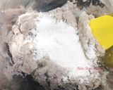 Hình bước làm 2 của món Bánh Khoai Môn Chà Bông Trứng Muối