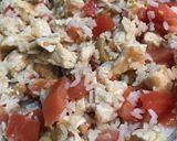 Foto del paso 5 de la receta: Ensalada para los días de calorcito 🥗 (pollo y champiñón)
