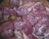 A picture of step 2 of Mutton Pulao.