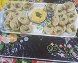 A picture of step 6 of Steamed and crusty veg momos.