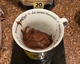 A picture of step 8 of Chocolate S'mores mug cake.