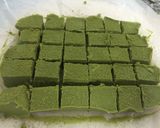 Hình bước làm 4 của món Nama chocolate vị trà xanh