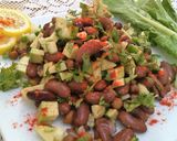 A picture of step 4 of Rajma & Chana Salad with Avocado.