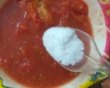 A picture of step 2 of Rice flour paratha with tomato chutney.