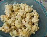 A picture of step 1 of Gobhi Manchurian Chinese style.