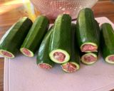 Foto del passaggio 8 della ricetta 146 • Zucchine ripiene di carne alla romana