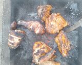 A picture of step 3 of African style tandoori chicken 🐓& kachumbari mixed salad.