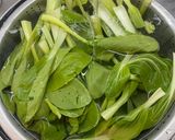 蒜炒青江菜的食譜步驟1照片