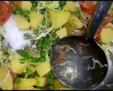 A picture of step 4 of Vegetables rice.