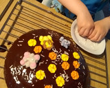 Foto del paso 4 de la receta: Pastel de bienvenida para Nicolás y su mamá.  Mi receta nº 3000