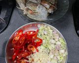 Foto langkah ke 1 dari resep Thai Lemongrass prawn ~ udang serai thailand.