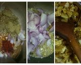A picture of step 2 of Vegetable Kadhi.