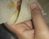 A picture of step 2 of Sabit masoor ki dal kay Samosa.