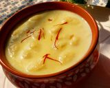 A picture of step 5 of Chenna Payesh (Bengali Paneer Dessert).