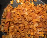 A picture of step 4 of Paneer and Spinach curry.