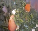 सरसो दा साग (Sarso ka saag recipe in Hindi) रेसिपी चरण 3 फोटो