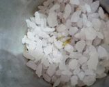 A picture of step 7 of Mohanthal.