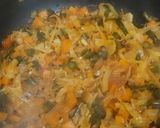 கேரட் பீன்ஸ் முட்டைக்கோஸ் பொரியல்(carrot beans cabbage poriyal recipe in tamil) ரெசிபி ஸ்டேப் 3 புகைப்படம்