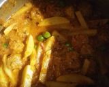 A picture of step 3 of Soya chunks_Potato Dry Vegetable.
