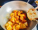 A picture of step 3 of Bhungara Bateta (Bhavnagar style Bhungara Bateta).