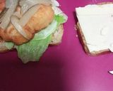 Foto del paso 3 de la receta Sándwich de hamburguesa de langostinos