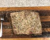 Smoked Rib-eye over Mustard Sauce, Loaded Smashed Potatoes, and Cucumber Salad recipe step 2 photo