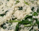 Foto del paso 5 de la receta: Risotto de espinaca y pollo 🍗
