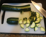 Foto del paso 1 de la receta: Salteado de calabacín. 2 versiones