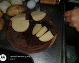 Foto del paso 5 de la receta: Pollo "entalcado" con papas rústicas