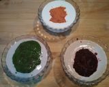 A picture of step 3 of Rainbow Brown Rice Ammini Kozhakattai.