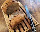 A picture of step 3 of Semi-Whole Wheat Rye Bread in a Dutch Oven.