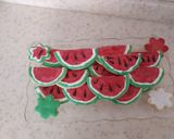 عکس مرحله 10 از دستور شیرینی هندونه ای مخصوص یلدا🍉😋
