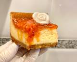 Foto del paso 16 de la receta Tarta de queso mascarpone y ricotta con almíbar de fresas