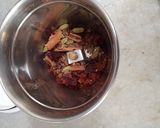 A picture of step 3 of Vangi Bhaat.