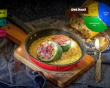 Töltött cukkini sárgaborsó főzelékkel recept fázis 5 fotója