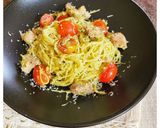 Foto langkah ke 5 dari resep Creamy Chicken Pesto Pasta.