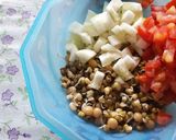 A picture of step 2 of Mix sprouts n mix vegetables salad 🥗.