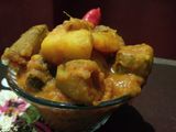 টক ঝাল মিষ্টি পটল রসা (tok jhal mishti potol rasa recipe in Bengali)