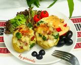 Foto langkah ke 5 dari resep Kentang panggang Brokoli Keju.