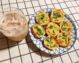 Bánh mì bơ tỏi nồi chiên không dầu bước làm 2 hình
