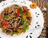 彩椒炒牛肉的食譜步驟5照片