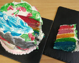 Foto del paso 11 de la receta: Tarta arcoíris - Rainbow cake