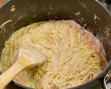 A picture of step 3 of Pasta al Limone.